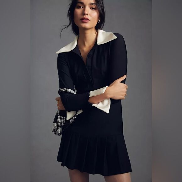 Anthropologie x ANNA SUI Collared shirt dress - Picture 2 of 5